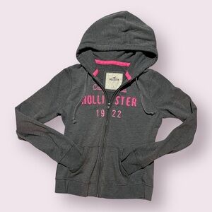 Hollister 1922 Women’s Hoodie Size L Grey